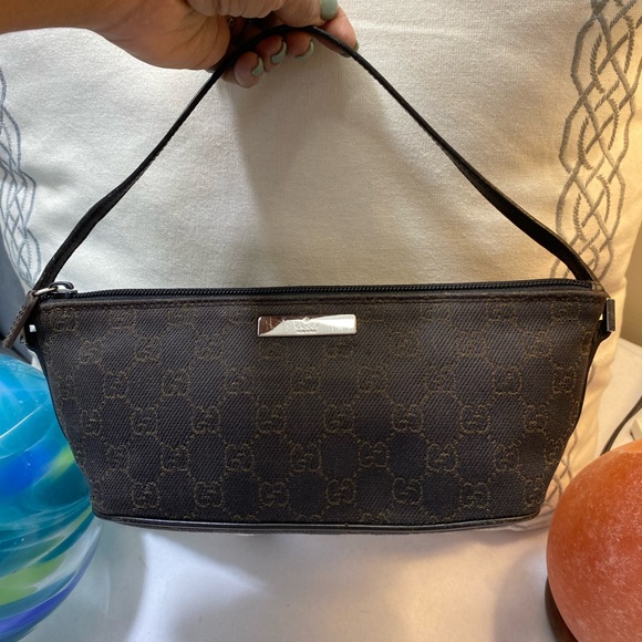 GUCCI CANVAS BOAT BAG - Picture 1 of 13